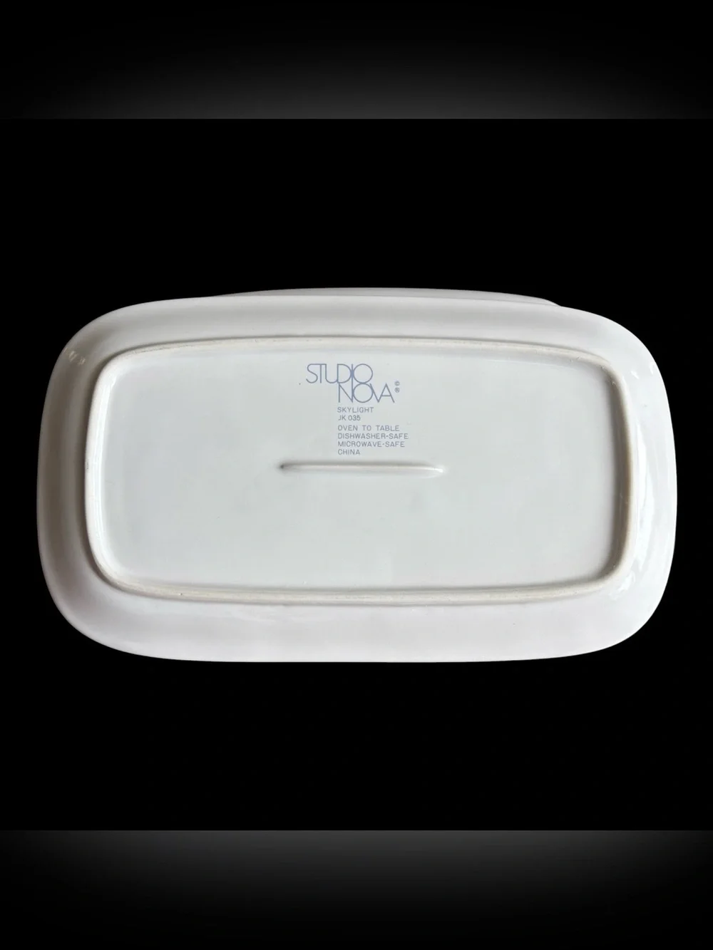 Vintage Studio Nova Skylight Ceramic Covered Butter Dish